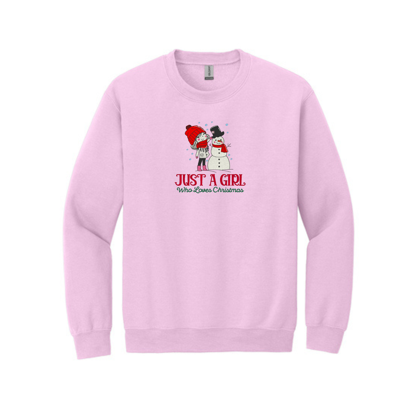 Just a Girl Who Loves Christmas -  Crewneck Sweatshirt