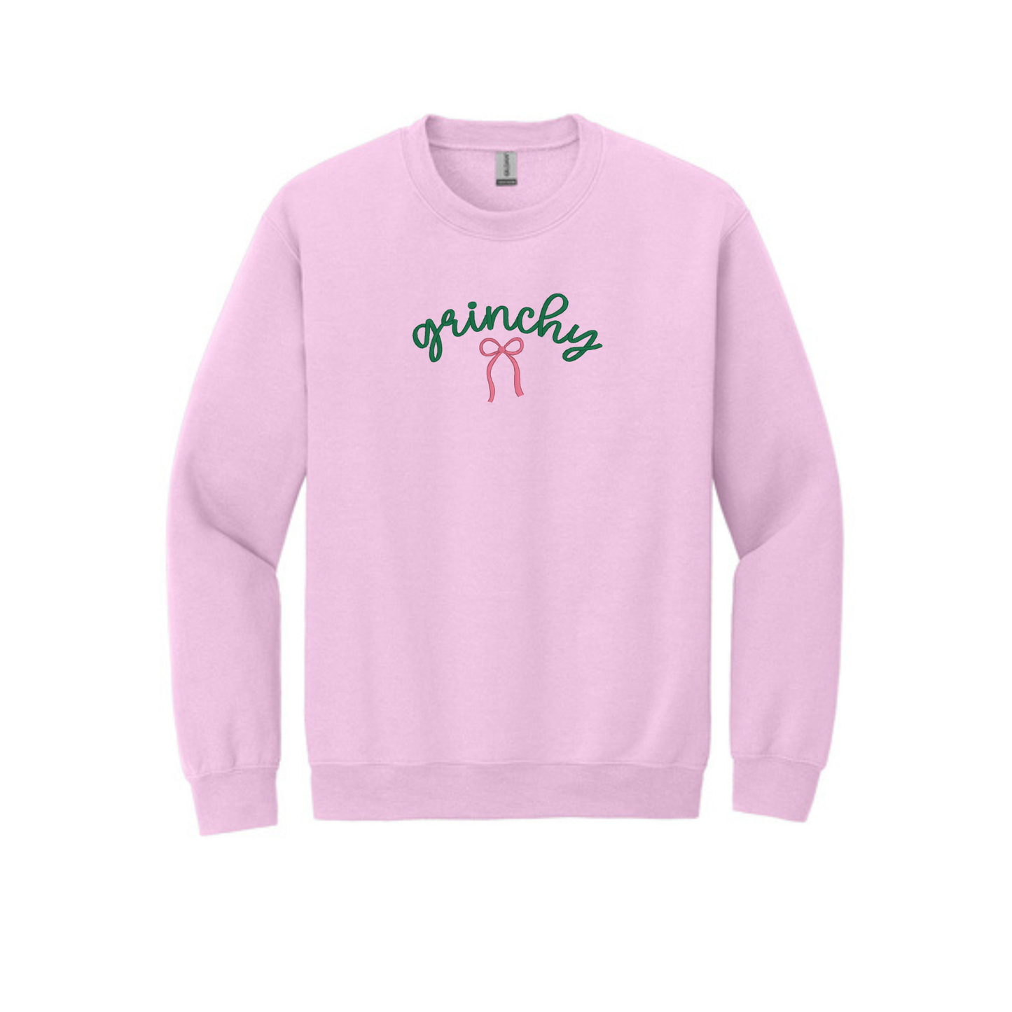 Grinchy, but with a bow -  Crewneck Sweatshirt