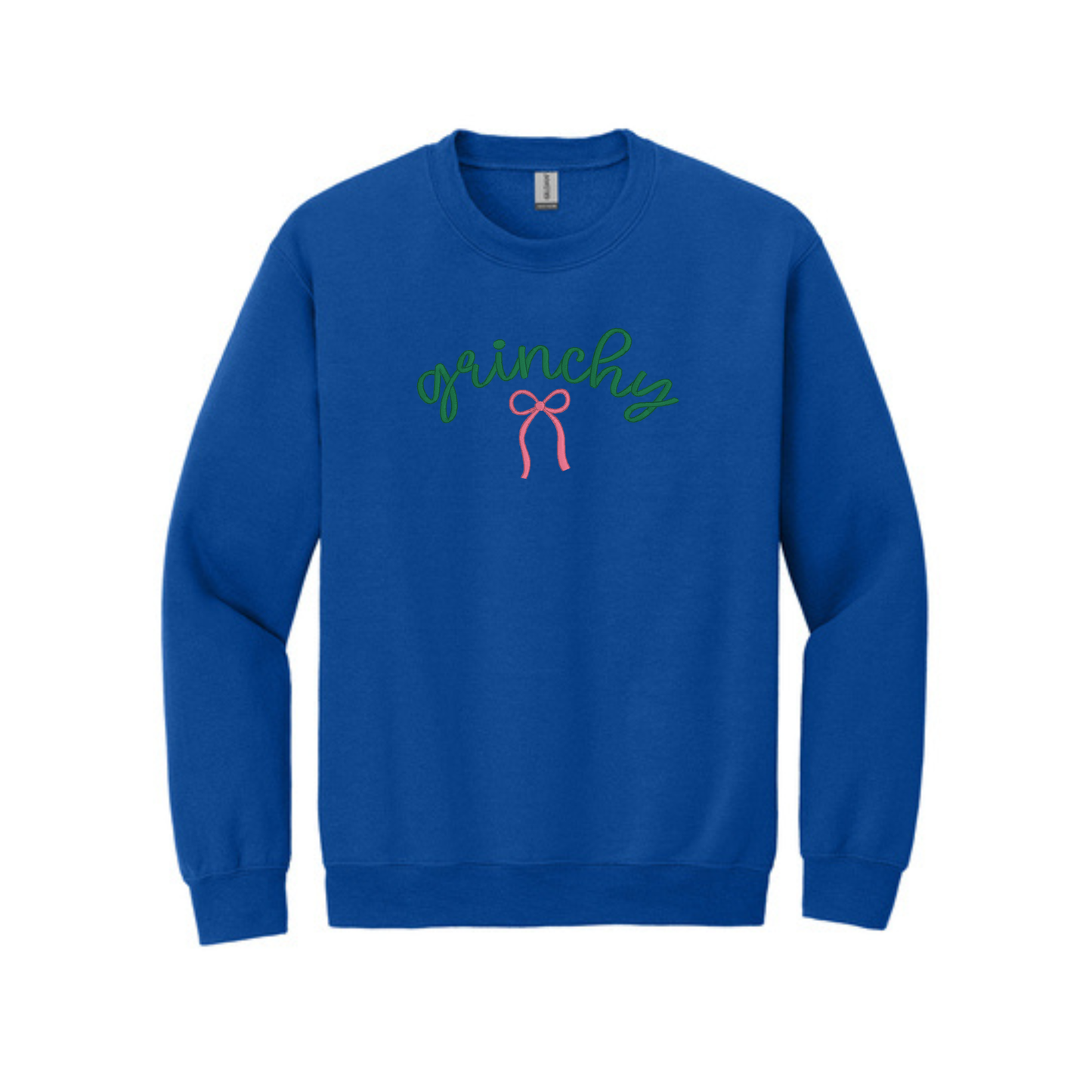 Grinchy, but with a bow -  Crewneck Sweatshirt