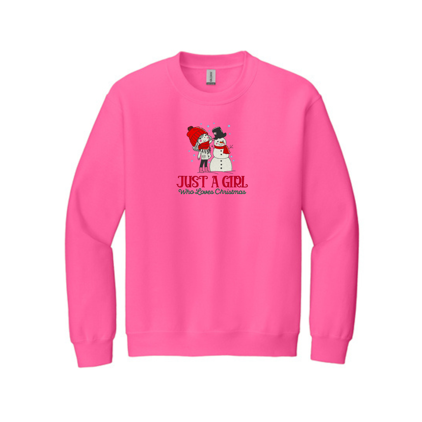 Just a Girl Who Loves Christmas -  Crewneck Sweatshirt