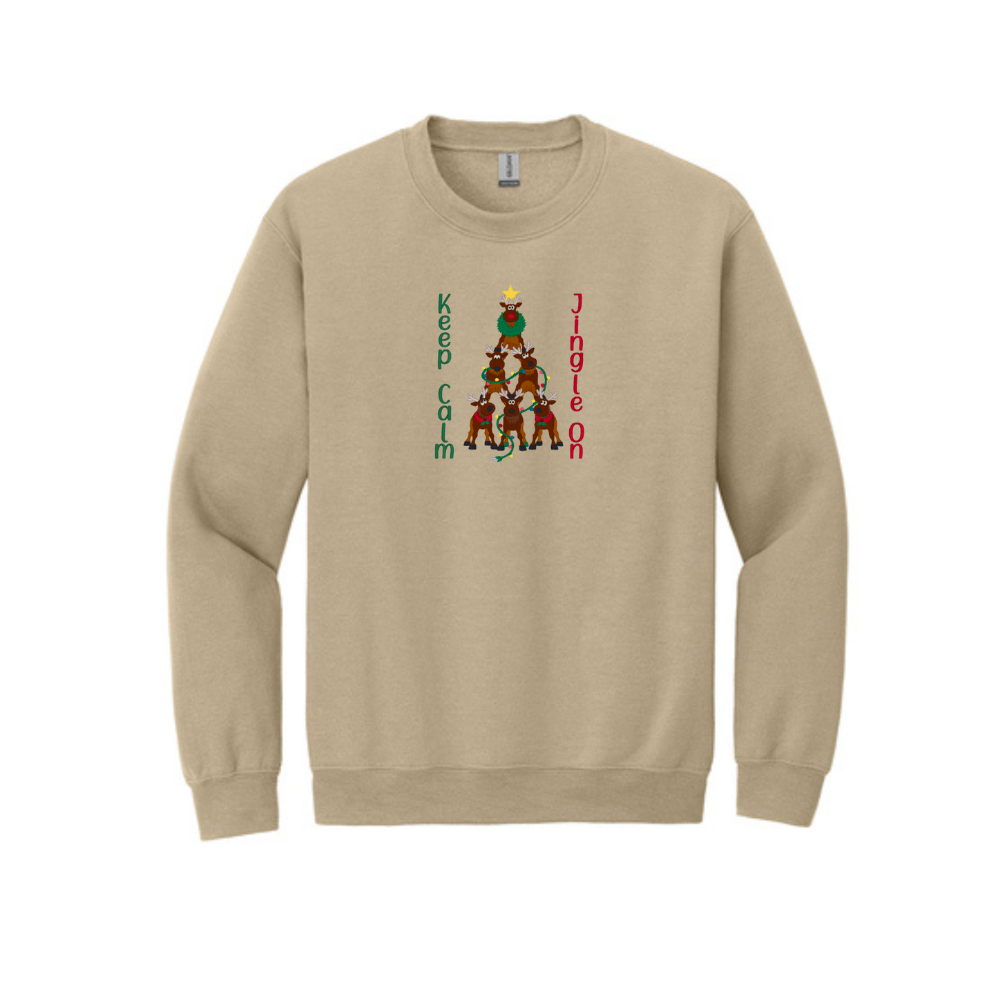 Keep-Calm-Jingle-On -  Crewneck Sweatshirt