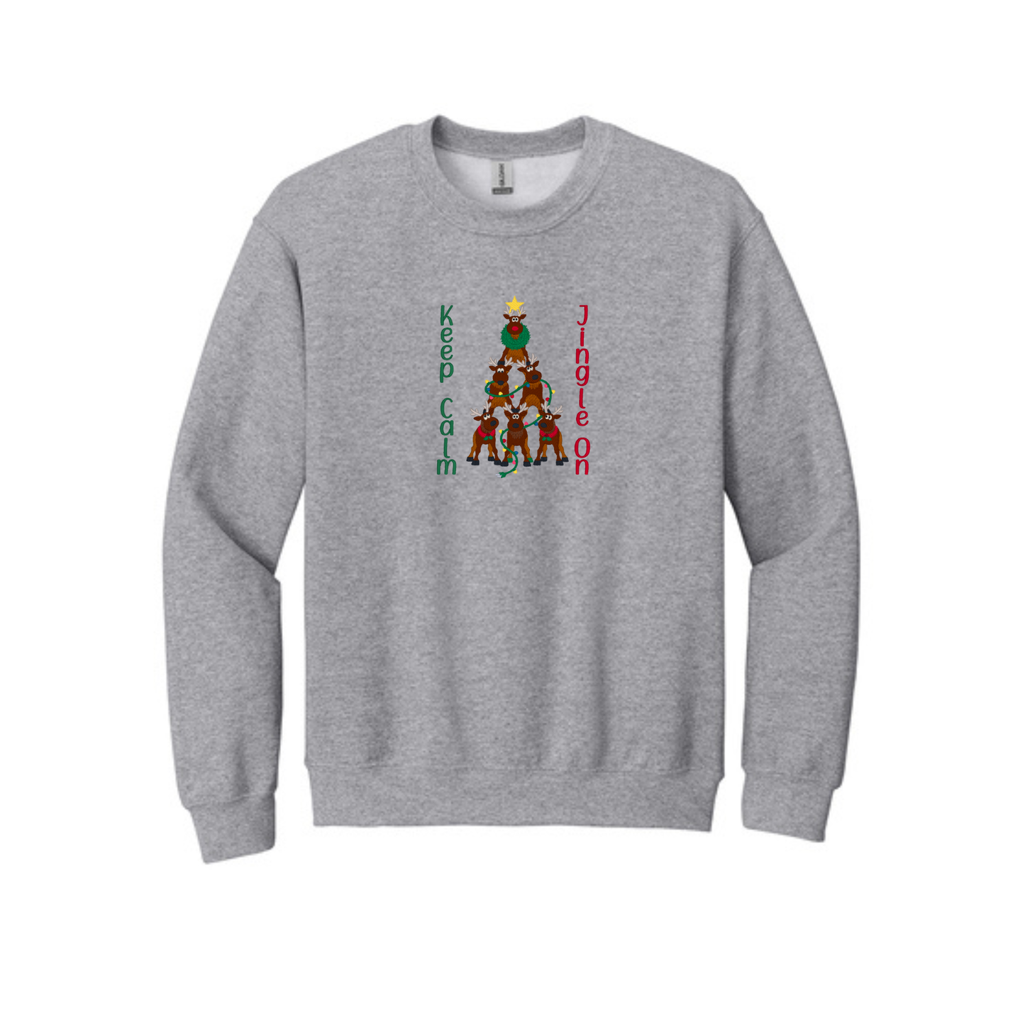 Keep-Calm-Jingle-On -  Crewneck Sweatshirt