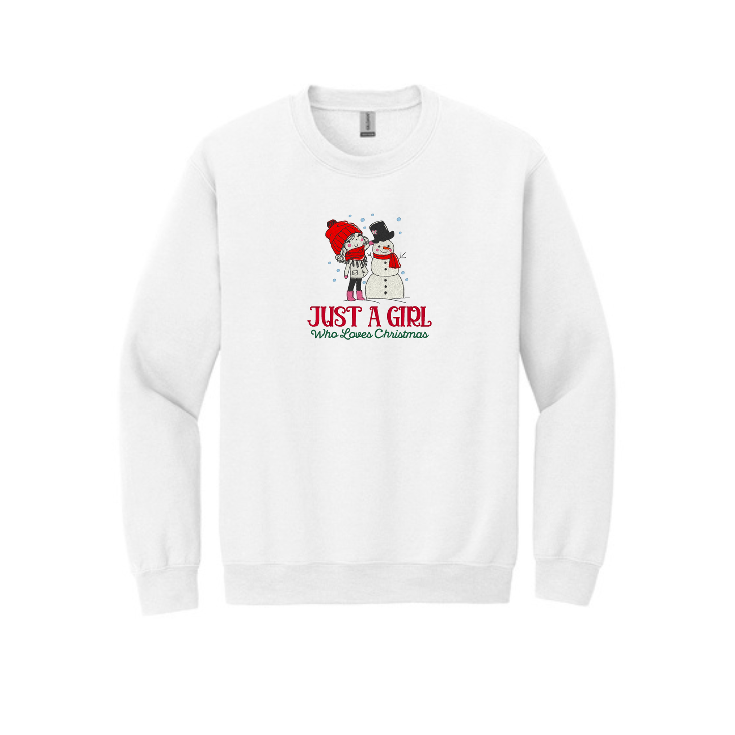 Just a Girl Who Loves Christmas -  Crewneck Sweatshirt