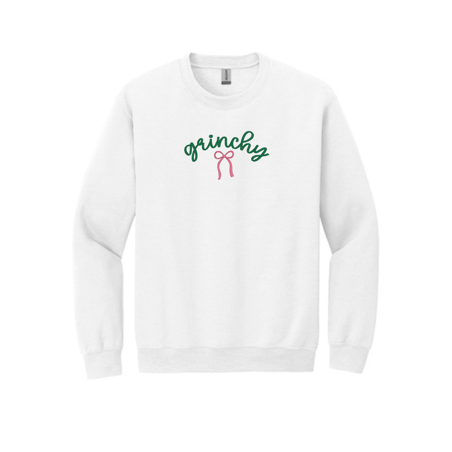 Grinchy, but with a bow -  Crewneck Sweatshirt
