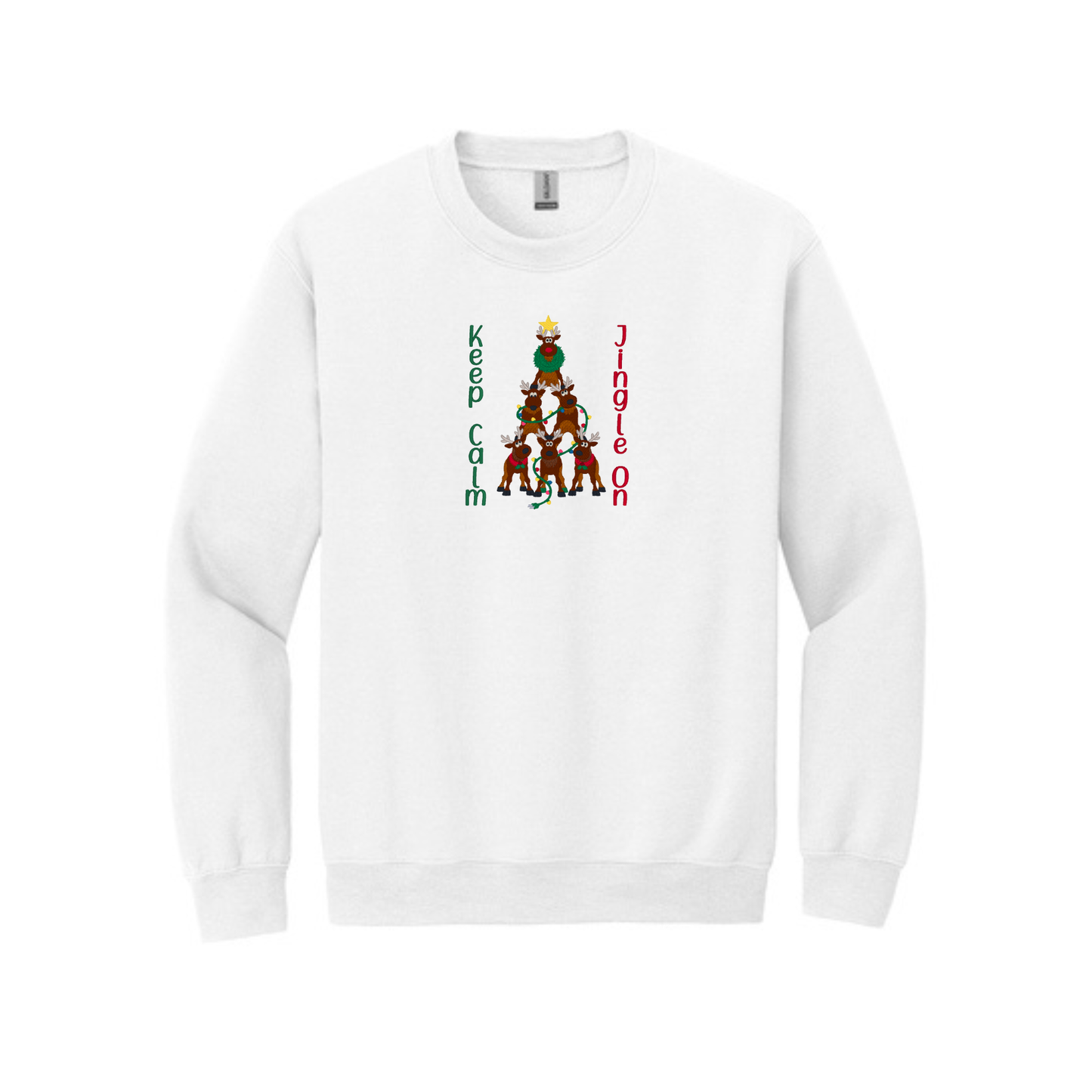 Keep-Calm-Jingle-On -  Crewneck Sweatshirt